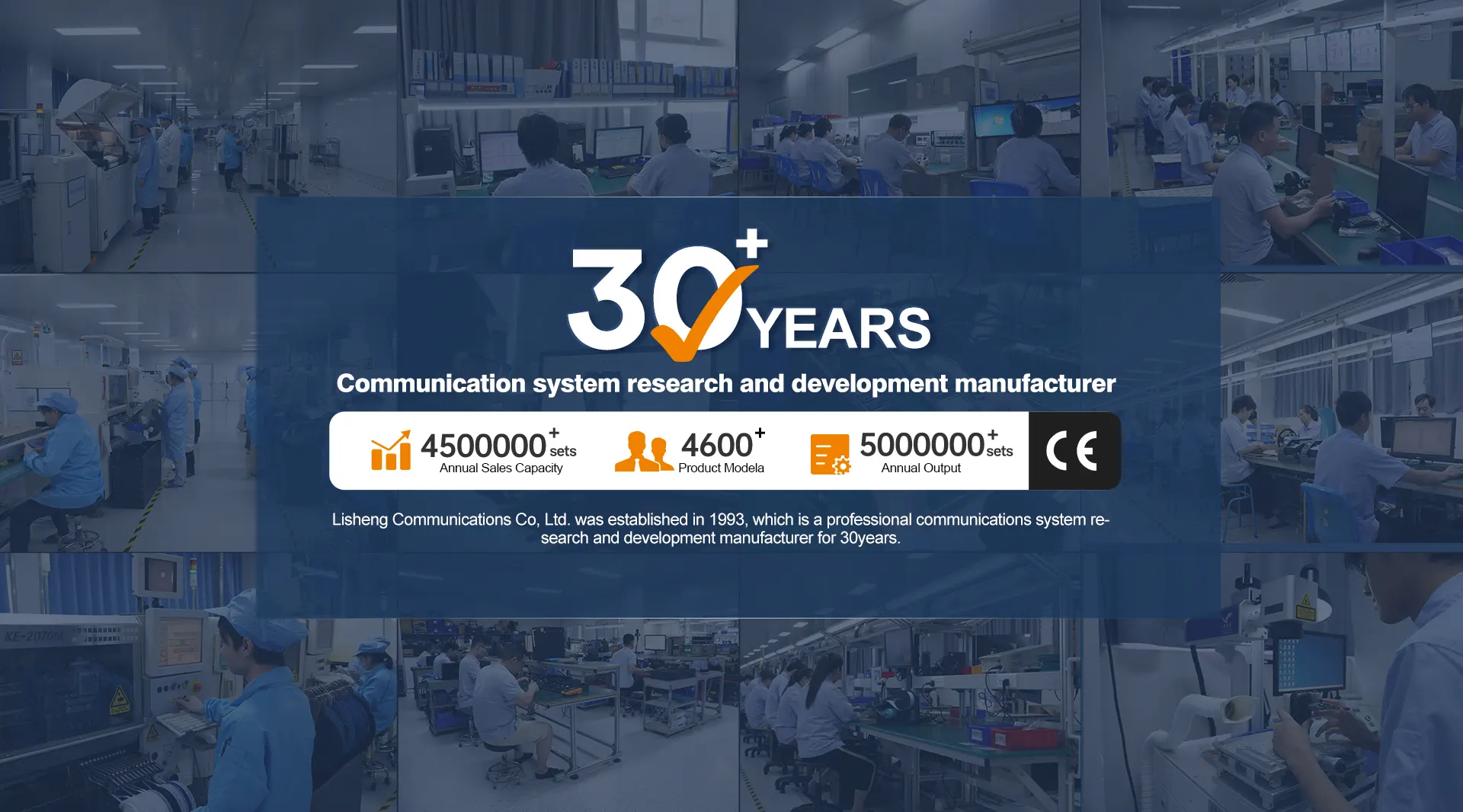 Lisheng Comunicativos Co., LTD. Equipo